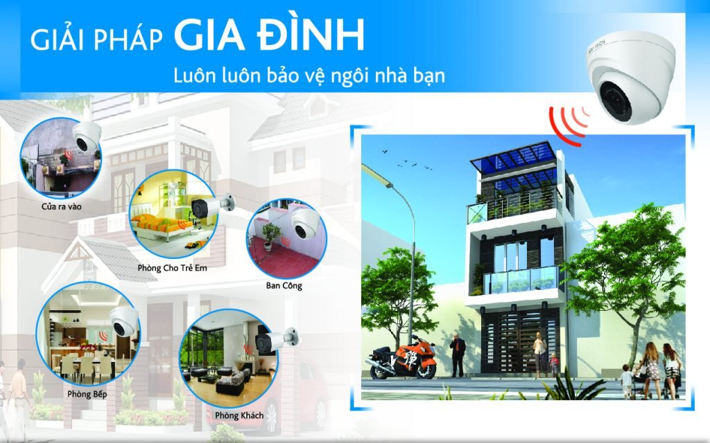Lắp đặt hệ thống camera cho gia đình chị Nga tại Uyên Hưng, Tân Uyên, Bình Dương